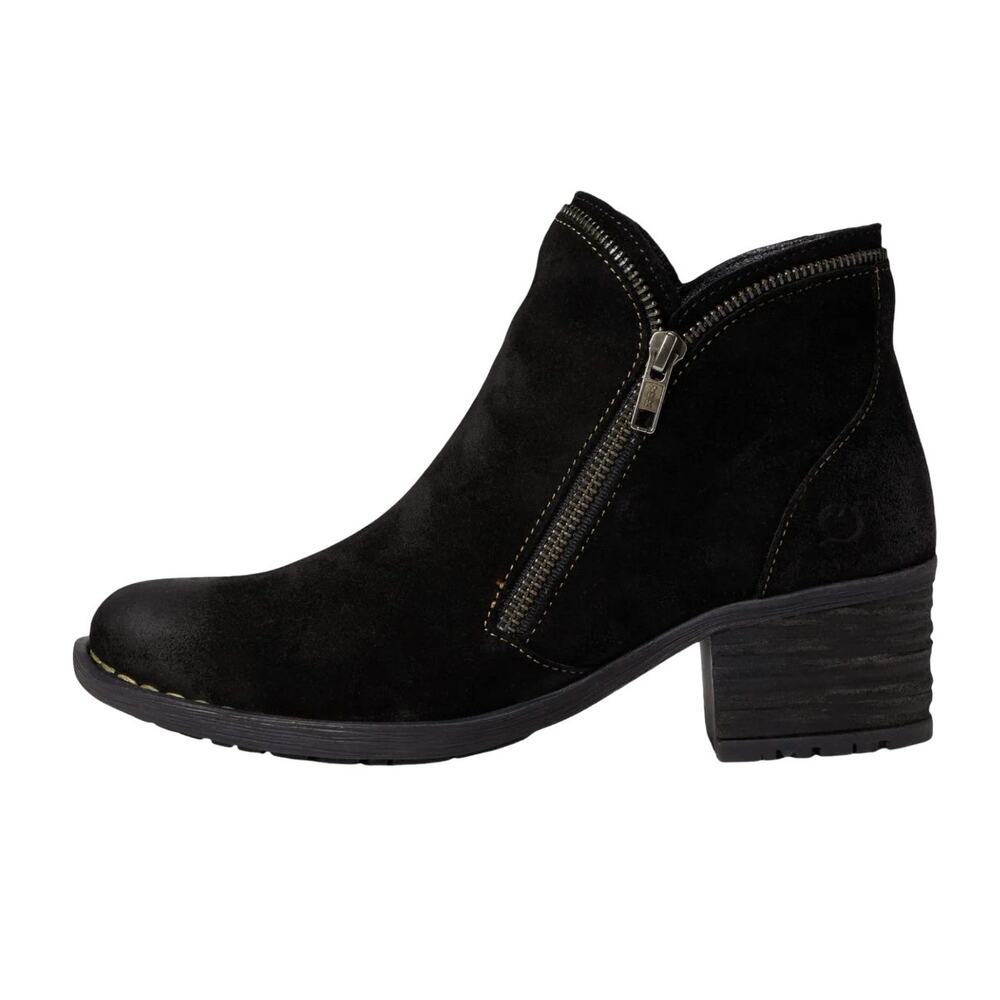 Born Women's Montaro II Boot Black Suede Leather Size 9 US 39/40 EU NIB Comfy